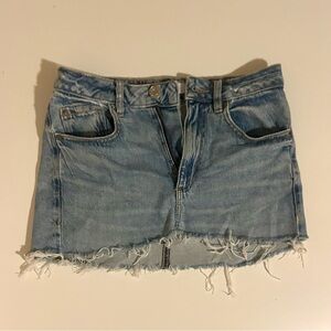 Denim Mini Skirt